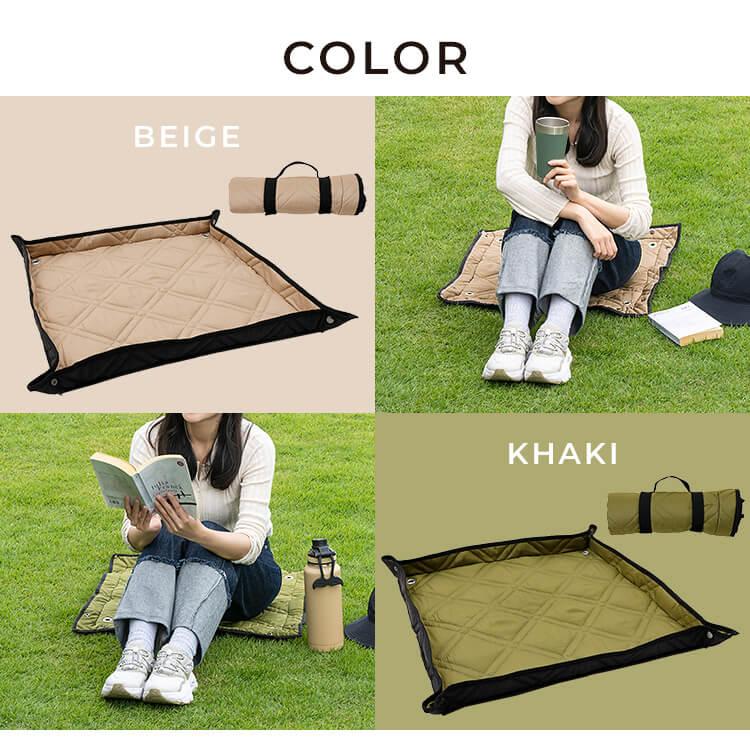 レジャーシート 厚手 60×60 座布団 正方形 レジャー アウトドア