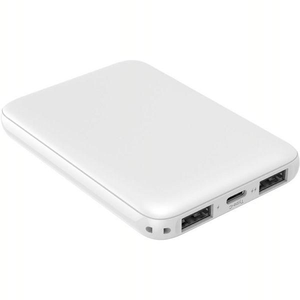 磁気研究所 モバイルバッテリー 軽量 薄型 Type-C入出力対応 5000mAh