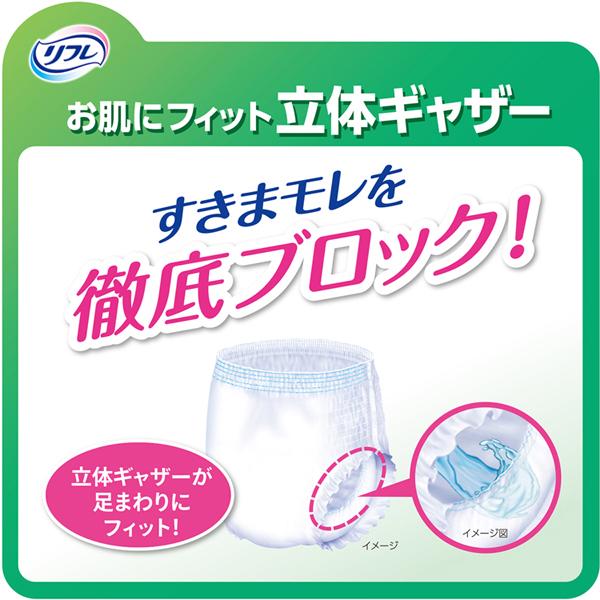 (3個)大人用紙おむつ リブドゥ 介護用品 リフレ はくパンツ 軽やかなうす型お得用パック S/M/L/LL 長時間用S/M/L/LL 920212_11