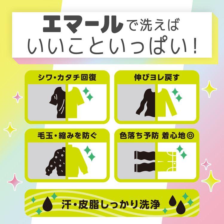 エマール 洗剤 洗濯 詰替え つめかえ用 810g : メガストア Yahoo!店