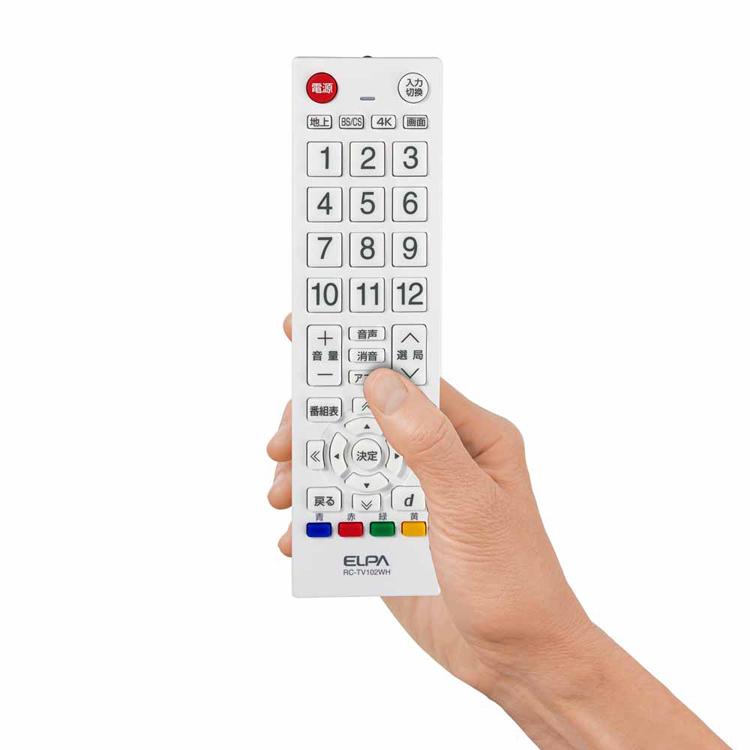 ELPA（エルパ） テレビリモコン RC-TV102 朝日電器株式会社
