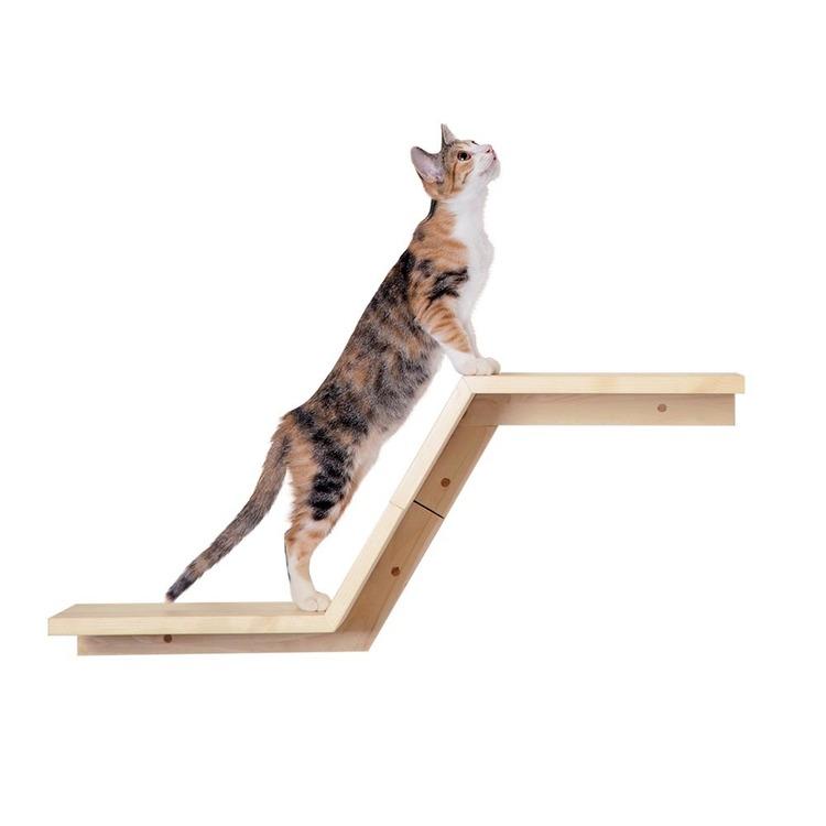 キャットウォーク キャットステップ 猫用品 ペット用品 猫家具 壁掛け シニア猫 ペット共生 猫部屋 短足猫 ZONE MZ0049_11