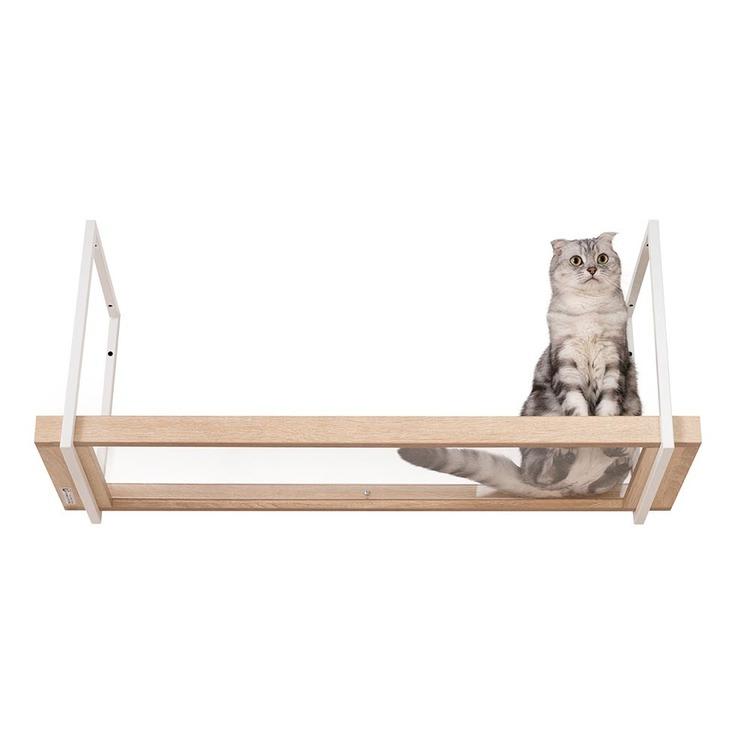 キャットウォーク キャットステップ 猫用品 ペット用品 猫家具 猫ベッド 壁掛け 天井吊り下げ スケルトン 透明 AVENUE MZ0052の画像