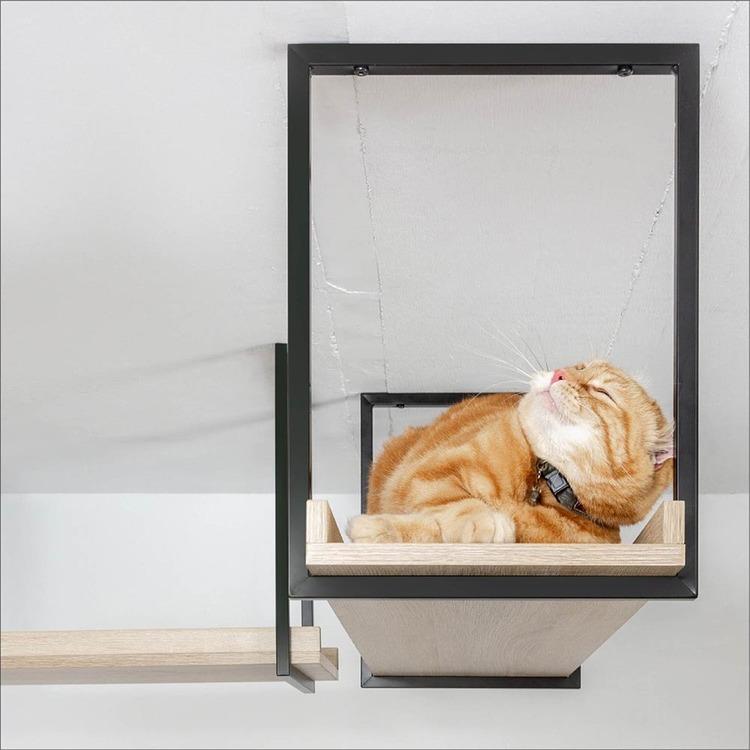 キャットウォーク キャットステップ 猫用品 ペット用品 猫家具 猫ベッド 壁掛け 天井吊り下げ 猫部屋 ペット共生 AVENUE MZ0054の画像