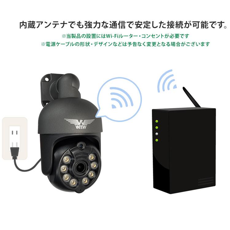 Wi-Fiカメラ 防犯カメラ Wi-Fi接続 防災 工事不要 防犯 取付簡単 IP