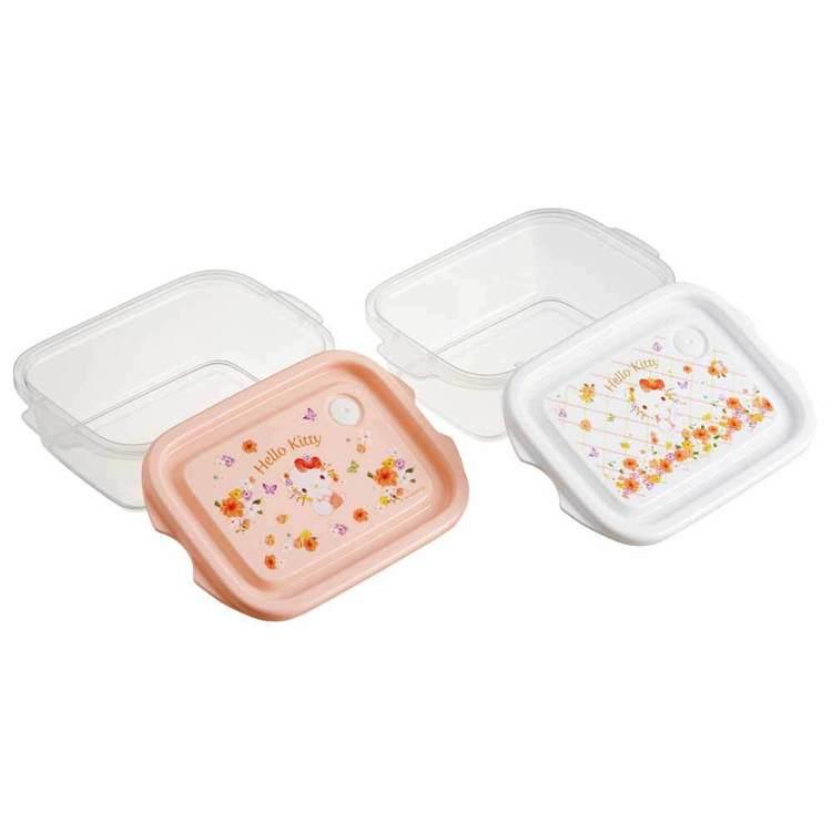 保存容器 プラスチック フードコンテナ 500ml×2個 レンジ対応 弁当箱