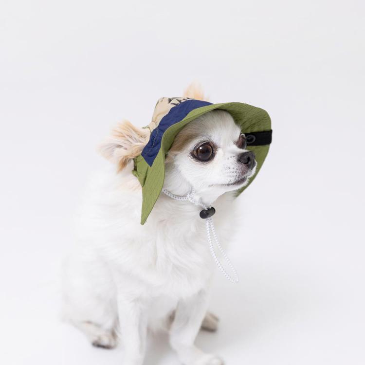 pipi 犬 帽子 夏 犬帽子 PiPi サファリハット Sサイズ おしゃれ 日除け
