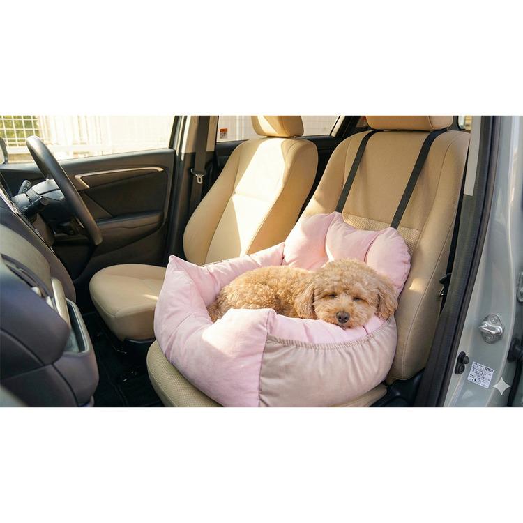 ドライブベッド おしゃれ ペットベッド あごのせ 2WAY バイカラー 小型