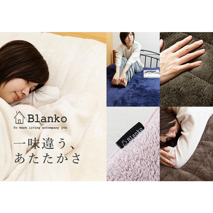 敷きパッド シングル 冬 ベッドパット 冬用 blanko 洗える 安い 暖かい あったか シーツ 布団カバー 保温 おしゃれ 無地 マイクロミンクファー｜petkan｜20