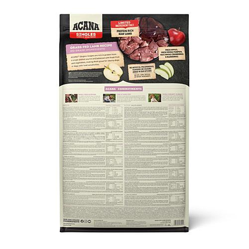 ACANA アカナ　アカナ シングル グラスフェッドラム 健康フード　11.4 ACANA（アカナ） 正規品 グラスフェドラム 11.4kg 「アカナ・AFJ