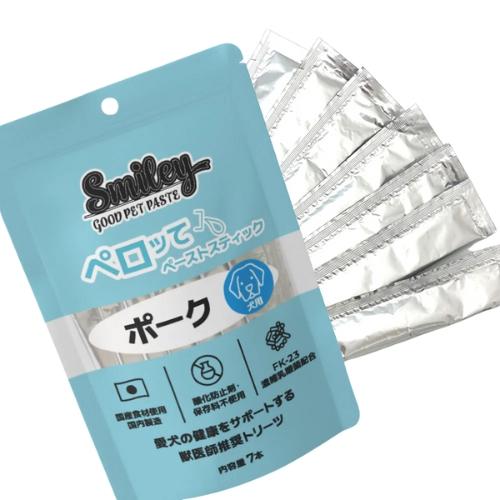 QIX（キックス） Smiley 犬用 ペロッて ポーク 7本入 ×2個セット 「QIX