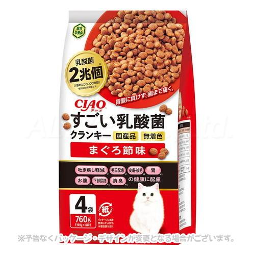 CIAO（いなばペットフード） CIAO すごい乳酸菌クランキー まぐろ節味