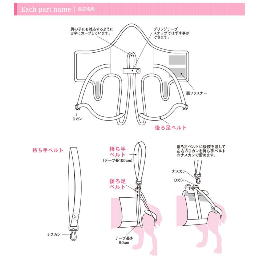 LaLaWalk（TOMBOW） 送料無料!! 大型犬用歩行補助ハーネス LaLaWalk