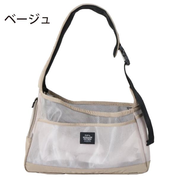 MANDARINE BROTHERS メッシュショルダーバッグ L ベージュ 昨夏大人気だったメッシュショルダーが再登場!! マンダリンブラザーズ