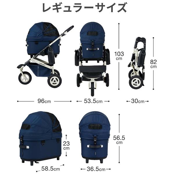 AIRBUGGY ブラック ✖️ホワイト　ドーム3プレミアム カスタム AIRBUGGY（エアバギー） ご購入特典付き!! ドーム3・レギュラーサイズ
