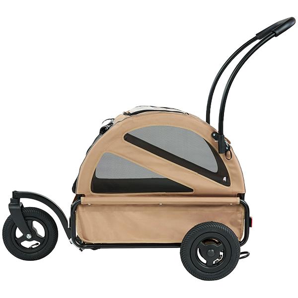 <<<最終値下げ>>> AIRBUGGY ベージュ ペットカート AIRBUGGY FOR PET | ペットカートのエアバギー - ペットカートの