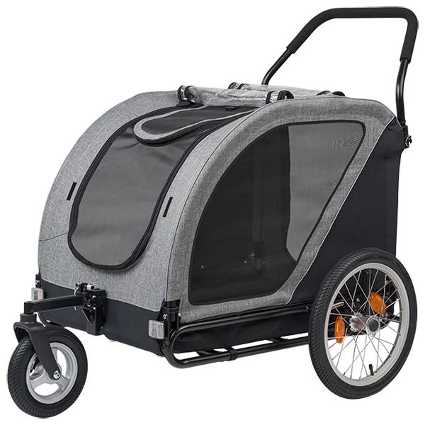 AirBUGGY NEST 犬用カート AIRBUGGY（エアバギー） キューブ・ネストバイク(アースグレー