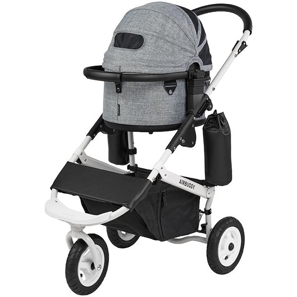【美品】7/12まで直接渡し可 エアバギードーム3 アースグレー　希望価格どうぞ AIRBUGGY 超小型犬に!! ドーム3・Sサイズ・アースグレー