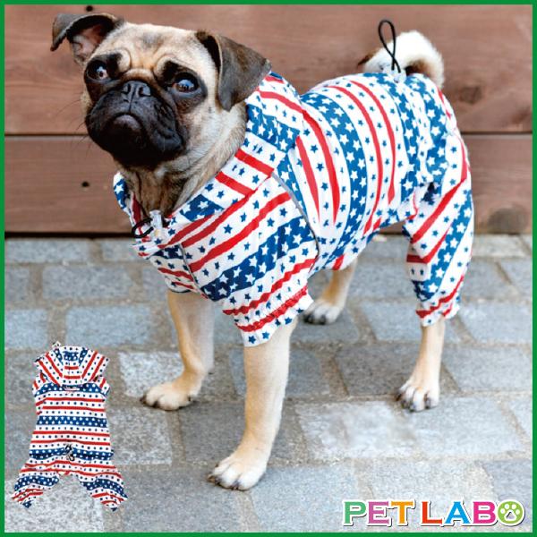 D S Chat ディーズチャット アメリカン柄レインコート M Dsサイズ 梅雨 ドッグウェア 犬服 小型犬 おでかけ Ds 2 ペット用品通販ペットラボ 通販 Yahoo ショッピング