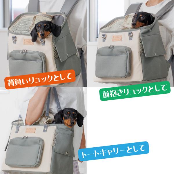 Toto&Pal(トトパル) 帆布リュックキャリー・Sサイズ キャリー バッグ
