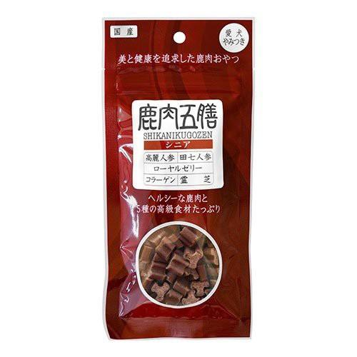 鹿肉五膳 50g シニアタイプ 消臭 鉄分 食いつき おやつ スナック 犬用 ごほうび Osgs50p ペット用品通販ペットラボ 通販 Yahoo ショッピング