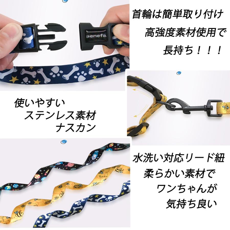 犬 リード 首輪 リードセット 小型犬 中型犬 おしゃれ かわいい