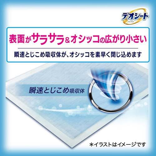 ケース販売 デオシート しっかり超吸収 無香消臭タイプ スーパーワイド (  23枚入×4袋セット )/ デオシート |  | 01