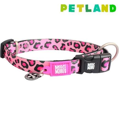 マックス＆モーリー スマート ID首輪 レオパードピンク M ( 1個