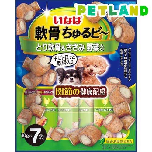 いなば 軟骨ちゅるビ〜 とり軟骨&ささみ 野菜入り ( 10g*7袋入 いなば 軟骨ちゅるビ〜 とり軟骨&ささみ 野菜入り ( 10g*7袋入