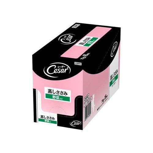 シーザー ごろっと蒸しささみ 彩り野菜入り 成犬用 ウェットフード