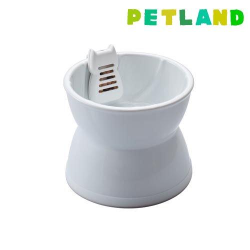 ピュアクリスタル 超ニャン水ボウル ホワイト ( 1個 )/ : ペットランド