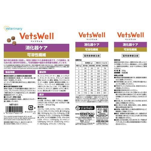 ベッツウェル 猫用食事療法食 消化器ケア 可溶性繊維 ( 500g