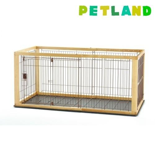 リッチェル 木製スライドペットサークル ワイド ナチュラル ( 1台