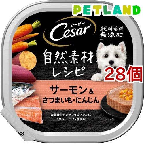 シーザー 自然素材 成犬用 サーモン＆さつまいも・にんじん 無添加