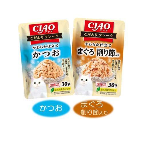 CIAO こだわりフレーク かつお・まぐろ削り節バラエティ ( 30g*8袋入*4