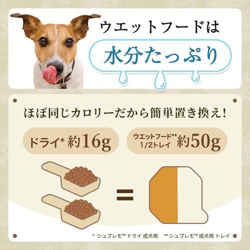 ニュートロ シュプレモ チキン＆サーモン 成犬用 トレイ ウェットフード ドッグフード ( 100g×48セット )/ シュプレモ(Supremo) |  | 03