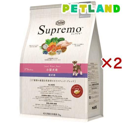 Nutro Supremo 小型犬成犬用3kg×2袋 ニュートロ シュプレモ 小型犬用 成犬用 3kg ドッグフード ( 3kg×2