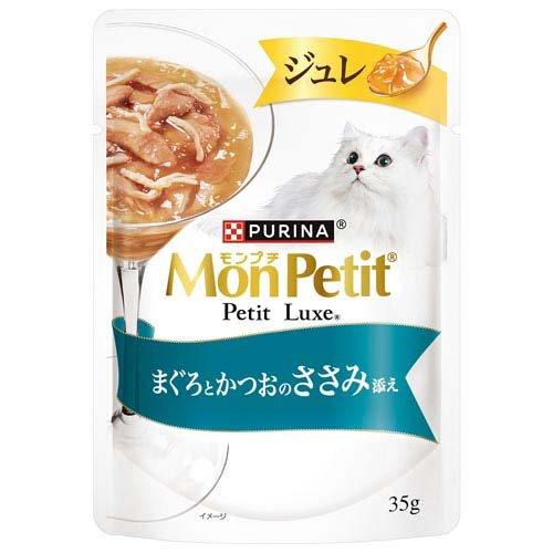 モンプチ プチリュクス パウチ ジュレ まぐろとかつおのささみ添え