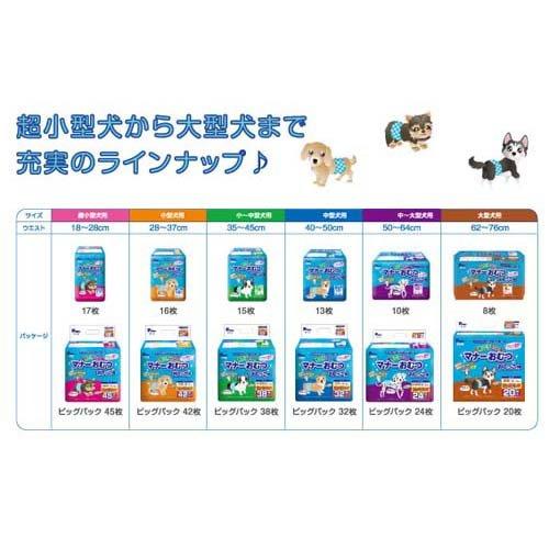 P・ワン 男の子のためのマナーおむつ おしっこ用 ビッグパック 小