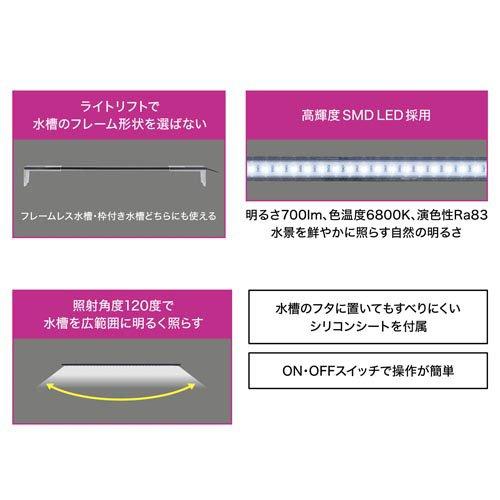 クリアLED フラッティ 600BK ( 4セット )の画像