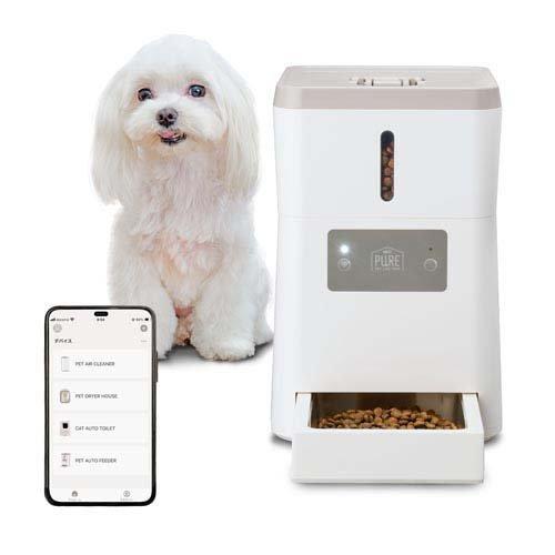 PURE PET AUTO FEEDER 自動給餌器 ( 4セット ) : ペットランドYahoo!店