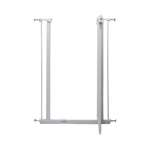 スチールペットゲート 110cm ホワイト ( 2セット )/ wanyanya : ペット