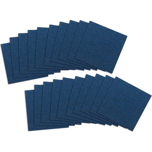 おくだけ吸着 ペット用撥水タイルマット 30×30cm ネイビーブルー ( 20枚入×12セット )/ おくだけ吸着_1
