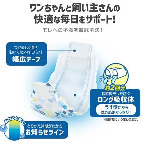 ピタフィット ペット用おむつ 腹巻タイプ 犬用 男の子 NPD-S72 ( 72枚入×6セット )_4