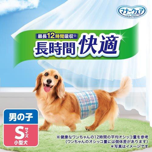 マナーウェア 長時間快適オムツ 男の子用 S 犬用 ( 40枚入×2セット