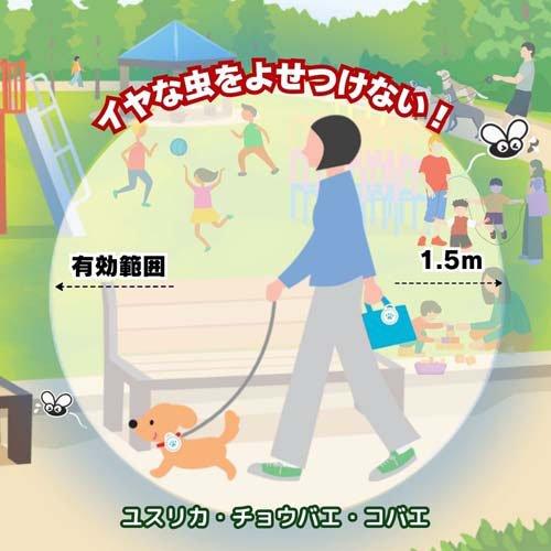 おでかけ用虫よけわんにゃんクリップ180日用 ( 24セット )/ アース_1