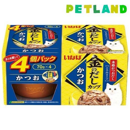 いなば 金のだしカップ4個パックかつお ( 70g×4個入 )/ 金のだし