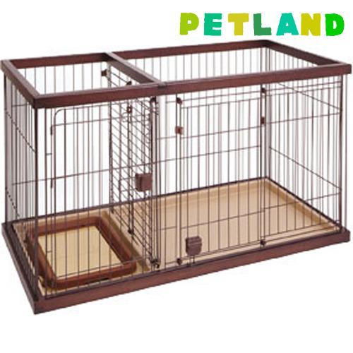 ¥8000→¥5000ペティオ (Petio) トイレのしつけが出来る ドッグルームサークル ブラウン ペティオ トイレのしつけが出来る ドッグルームサークル ブラウン