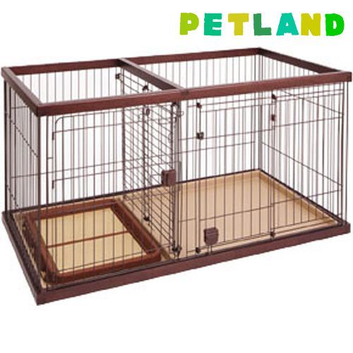 ペティオ トイレのしつけが出来る ドッグルームサークル ブラウン