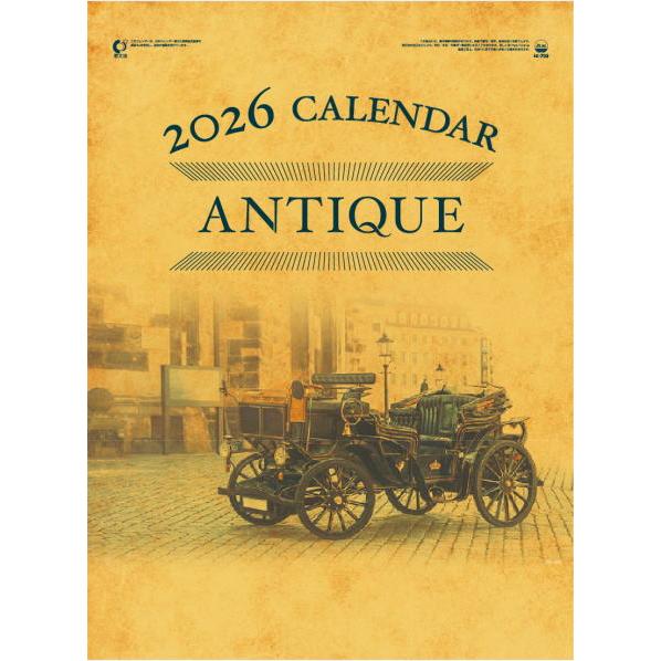 カレンダー 2026 壁掛け ANTIQUE アンティーク 令和8年 壁掛け